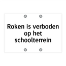 Roken is verboden op het schoolterrein