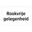 Rookvrije gelegenheid