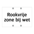 Rookvrije zone bij wet