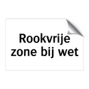 Rookvrije zone bij wet