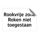 Rookvrije zone Roken niet toegestaan
