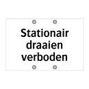 Stationair draaien verboden