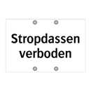 Stropdassen verboden