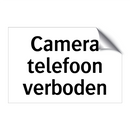 Camera telefoon verboden