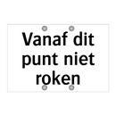 Vanaf dit punt niet roken