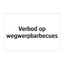 Verbod op wegwerpbarbecues