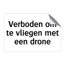 Verboden om te vliegen met een drone