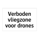 Verboden vliegzone voor drones