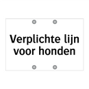 Verplichte lijn voor honden