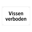 Vissen verboden