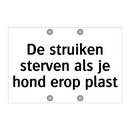 De struiken sterven als je hond erop plast