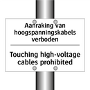 Aanraking van hoogspanningskabels /.../ - Touching high-voltage cables prohibited/.../