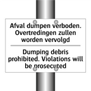Afval dumpen verboden. Overtredingen /.../ - Dumping debris prohibited. Violations /.../
