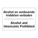 Alcohol en verdovende middelen /.../ - Alcohol and Intoxicants Prohibited/.../