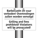 Barbecueën en vuur verboden! Overtredingen /.../ - Grilling and fires prohibited! /.../