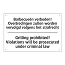 Barbecueën verboden! Overtredingen /.../ - Grilling prohibited! Violations /.../