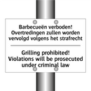 Barbecueën verboden! Overtredingen /.../ - Grilling prohibited! Violations /.../