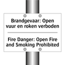 Brandgevaar: Open vuur en roken /.../ - Fire Danger: Open Fire and Smoking /.../