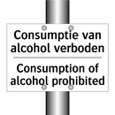 Consumptie van alcohol verboden/.../ - Consumption of alcohol prohibited/.../