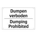 Dumpen verboden - Dumping Prohibited