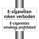 E-sigaretten roken verboden - E-cigarettes smoking prohibited/.../