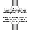 Eten en drinken, evenals het opslaan /.../ - Eating and drinking, as well as /.../
