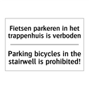 Fietsen parkeren in het trappenhuis /.../ - Parking bicycles in the stairwell /.../