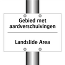 Gebied met aardverschuivingen - Landslide Area