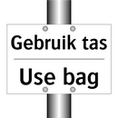 Gebruik tas - Use bag
