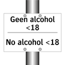 Geen alcohol <18 - No alcohol <18