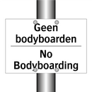 Geen bodyboarden - No Bodyboarding