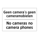 Geen camera's geen cameramobielen/.../ - No cameras no camera phones