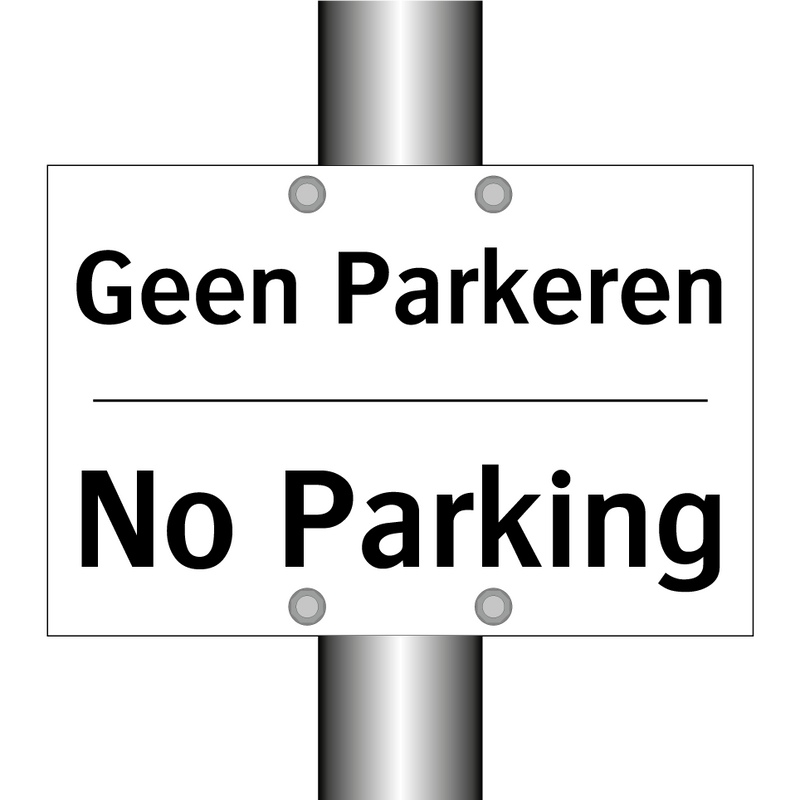 Geen Parkeren - No Parking