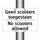 Geen scooters toegestaan - No scooters allowed