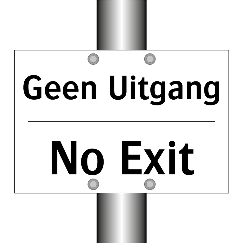 Geen Uitgang - No Exit