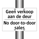 Geen verkoop aan de deur - No door-to-door sales