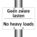 Geen zware lasten - No heavy loads