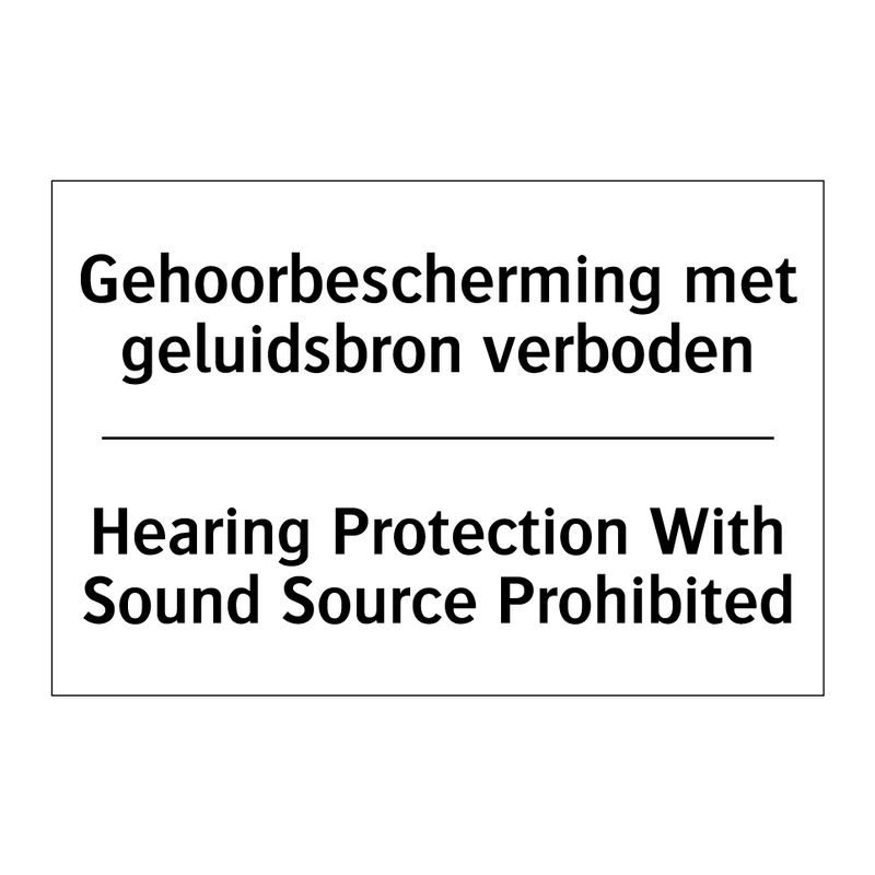Gehoorbescherming met geluidsbron /.../ - Hearing Protection With Sound /.../