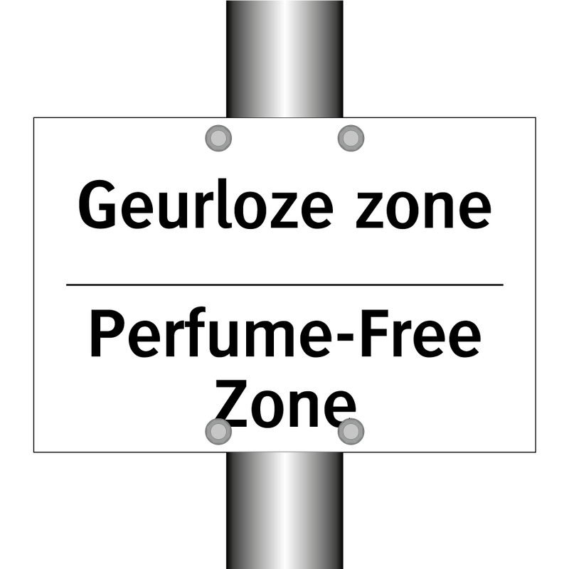 Geurloze zone - Perfume-Free Zone