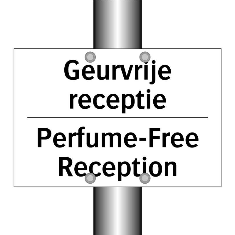 Geurvrije receptie - Perfume-Free Reception