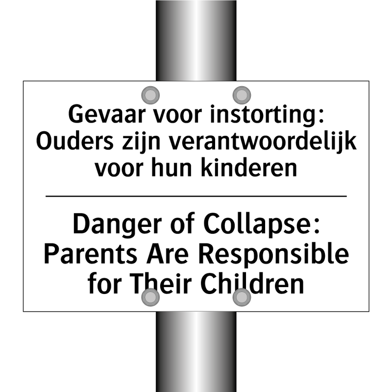 Gevaar voor instorting: Ouders /.../ - Danger of Collapse: Parents Are /.../
