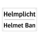 Helmplicht - Helmet Ban