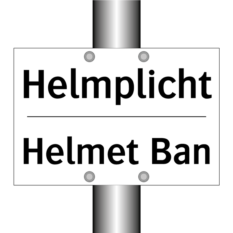Helmplicht - Helmet Ban
