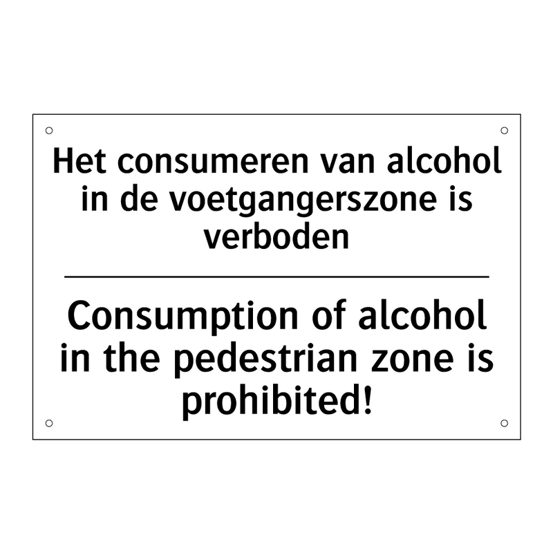 Het consumeren van alcohol in /.../ - Consumption of alcohol in the /.../