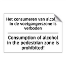 Het consumeren van alcohol in /.../ - Consumption of alcohol in the /.../