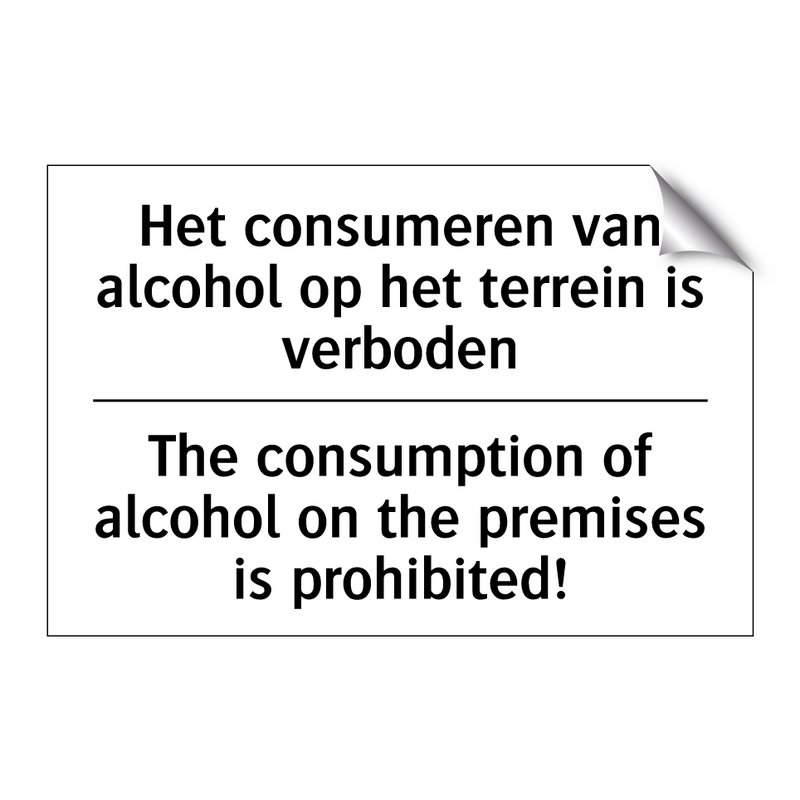Het consumeren van alcohol op /.../ - The consumption of alcohol on /.../