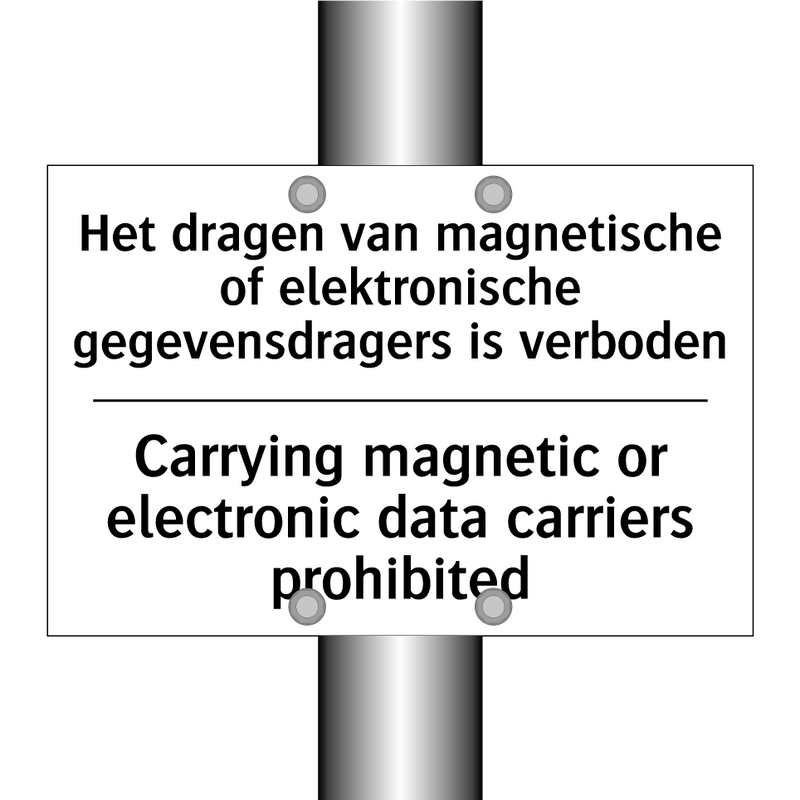 Het dragen van magnetische of /.../ - Carrying magnetic or electronic /.../