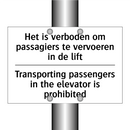 Het is verboden om passagiers /.../ - Transporting passengers in the /.../