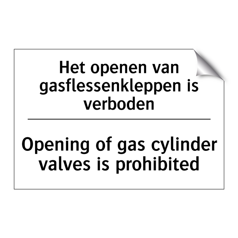 Het openen van gasflessenkleppen /.../ - Opening of gas cylinder valves /.../