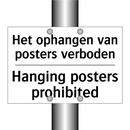 Het ophangen van posters verboden/.../ - Hanging posters prohibited